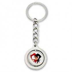 Custom Logo Custom Circle Dynamic Keychain 