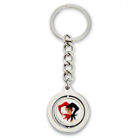 Custom Logo Custom Circle Dynamic Keychain 