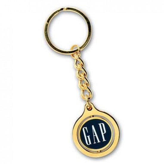 Custom Logo Custom Circle Dynamic Keychain 