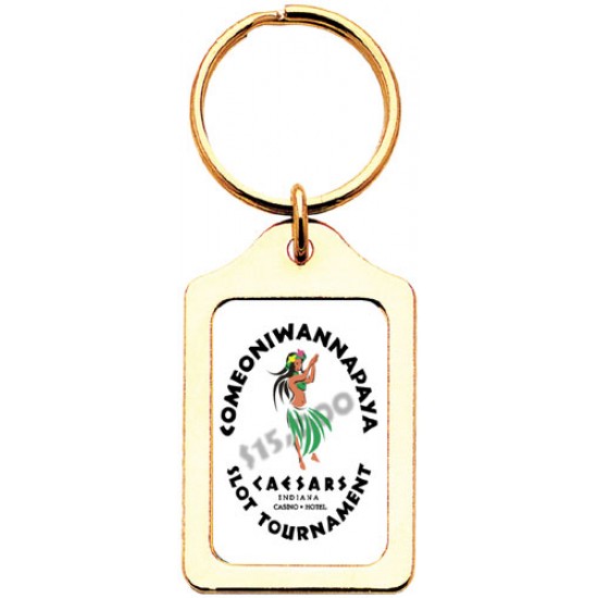 Custom Logo Color Magic Key Tag (1 1/2"x1")