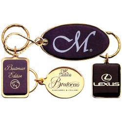 Custom Logo Silk Screened Key Tag / 1-1/2" Custom Logo Silk Screened Key Tag / 1-1/2"