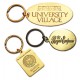 Custom Logo Die Stamped Key Tag / 1-1/2"