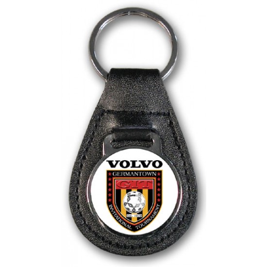 Custom Logo Color Magic Leather Key Fob