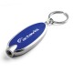 Custom Logo Oval shaped key light with split ring.