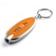 Custom Logo Oval shaped key light with split ring.