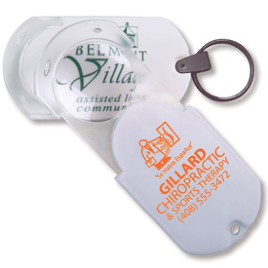 Custom Logo 5X Magnifier Key Tag