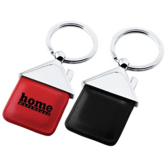 Custom Logo House shape keychain.