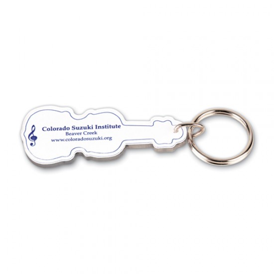 Custom Logo Custom Shape Acrylic Key Ring (Up to 6 Square Inch)