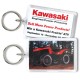 Custom Logo Rectangle Acrylic Key Ring - 1-7/8"x2 7/8" -