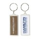 Custom Logo Rectangle Clear Acrylic Keyring - 2-1/2"x1 1/8" 