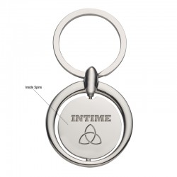 Custom Logo Circular Metal Key Tag Custom Logo Circular Metal Key Tag