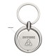 Custom Logo Circular Metal Key Tag