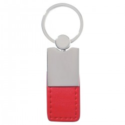 Custom Logo Metal/Simulated Leather Key Tag Custom Logo Metal/Simulated Leather Key Tag