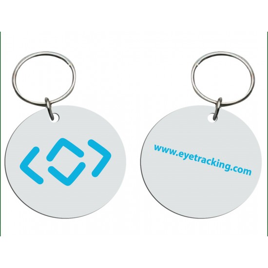 Custom Logo Round Aluminum Key Tag