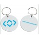 Custom Logo Round Aluminum Key Tag