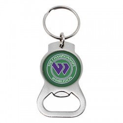 Custom Logo Polished Chrome Metal Bottle Opener Key Chain