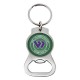 Custom Logo Polished Chrome Metal Bottle Opener Key Chain