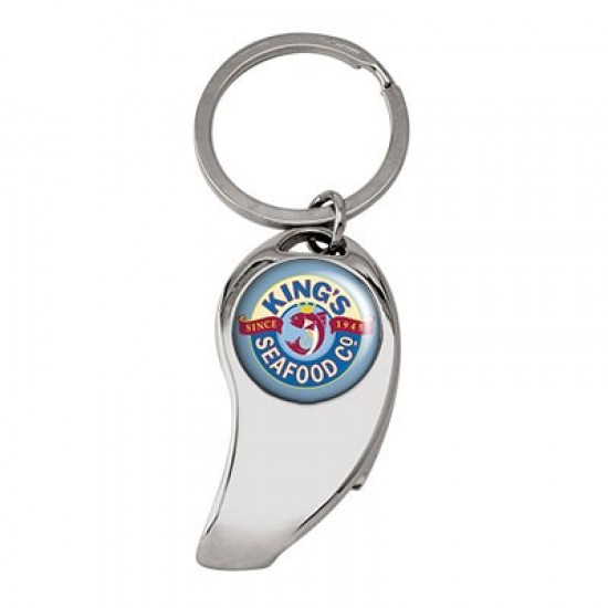 Custom Logo Bottle Opener Keychain