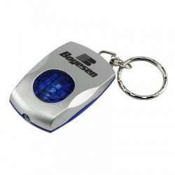 Custom Logo LED Keychain Light w/ Split Key Ring Custom Logo LED Keychain Light w/ Split Key Ring