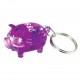 Custom Logo Light Up Piggy Keytag