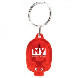 Custom Logo Light Up Piggy Keytag Custom Logo Light Up Piggy Keytag
