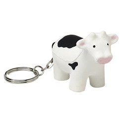 Custom Logo Cow Squeezies Stress Reliever Keyring Custom Logo Cow Squeezies Stress Reliever Keyring