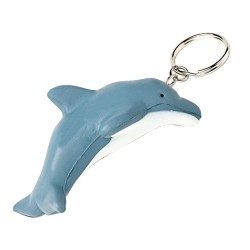 Custom Logo Dolphin Squeezies Stress Reliever Keyring Custom Logo Dolphin Squeezies Stress Reliever Keyring