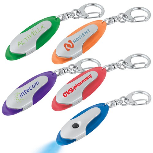 Flashlight Keychains Custom Logo Key tags