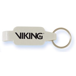 Custom Logo White Bottle Opener Key Ring