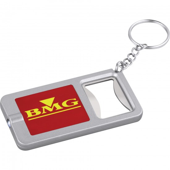 Custom Logo Key Light/Bottle Opener Keychain