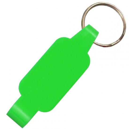 Custom Logo Neon Bottle Opener Key Ring