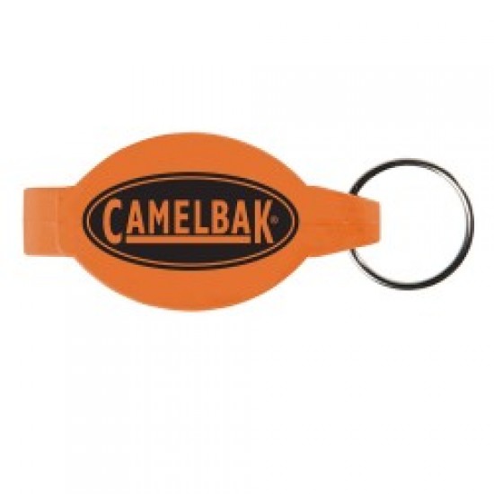 Custom Logo Elliptical Beverage Wrench Bottle & Can Opener w/ Key Chain