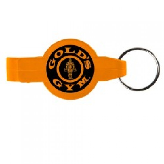 Custom Logo Round Beverage Wrench Bottle & Can Opener w/ Key Chain