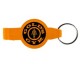 Custom Logo Round Beverage Wrench Bottle & Can Opener w/ Key Chain