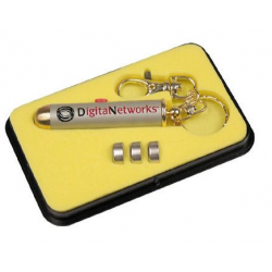 Custom Logo Laser Light Key Ring Custom Logo Laser Light Key Ring