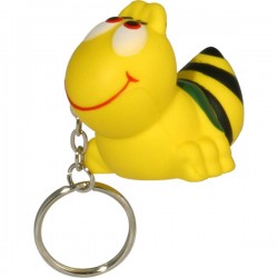Custom Logo Bee Stress Reliever Keychain Custom Logo Bee Stress Reliever Keychain
