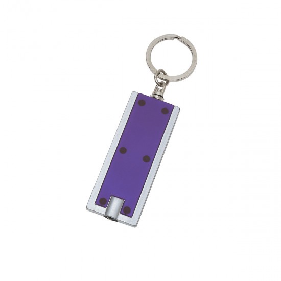 Custom Logo Rectangular Led Key Chain