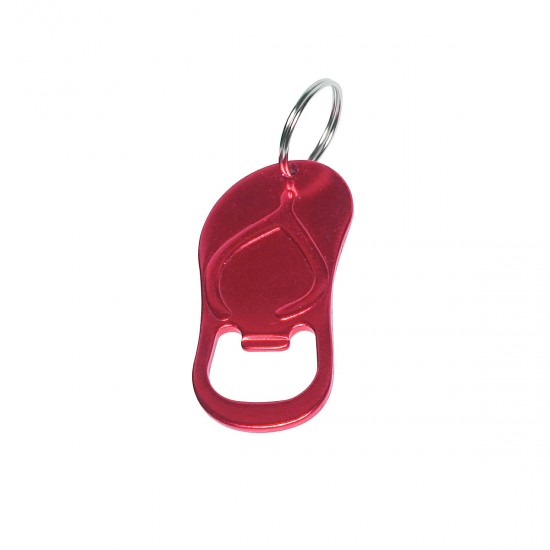 Custom Logo Sandal Bottle Opener Key Ring