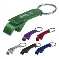 Custom Logo Aluminum Bottle /Can Opener Key Ring Custom Logo Aluminum Bottle /Can Opener Key Ring