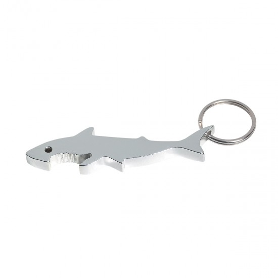 Custom Logo Shark Bottle Opener Key Ring