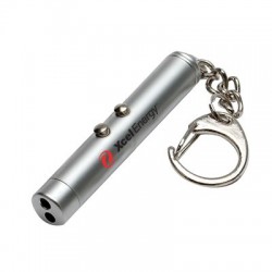Custom Logo Laser Pointer And LED Light Keychain Custom Logo Laser Pointer And LED Light Keychain