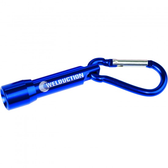 Custom Logo Small Carabiner w/Flashlight