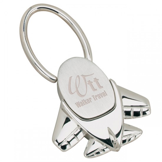 Custom Logo Airplane Twist-Lock Keyholder