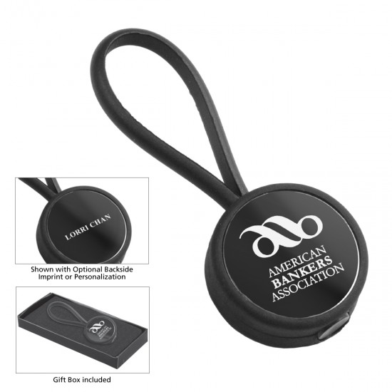 Custom Logo Victoria Metal Keyholder Engraved with Your Logo