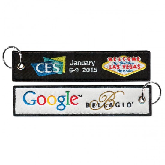 Custom Logo Big Size Key Tag Embroidered with Your Logo