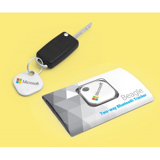 Custom Logo Full Color Small Bluetooth Tracking Device Keychain