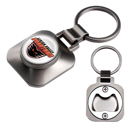 Stock Shape Bottle Opener Keychain with Your Logo