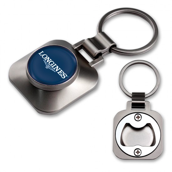 Stock Shape Bottle Opener Keychain with Your Logo