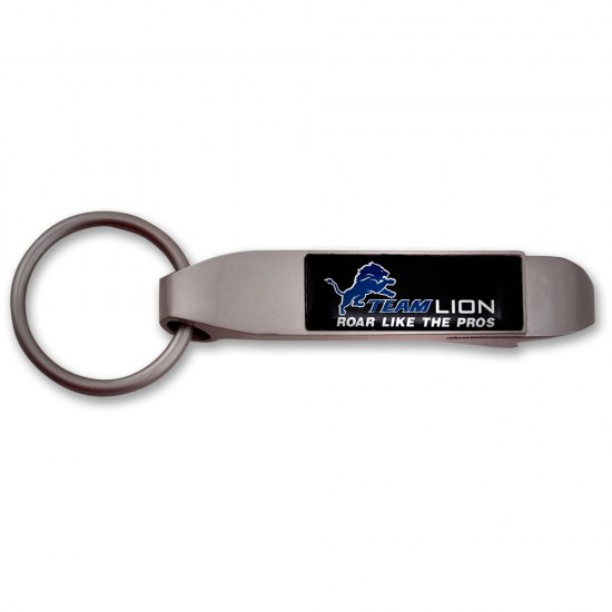 Stock Bottle Key Tag With Full Color Imprint with your Logo