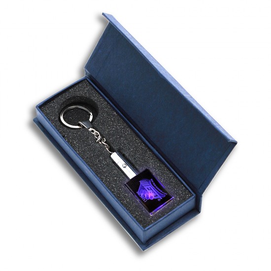 Crystal Keytag with Laser Imprint with Your Logo